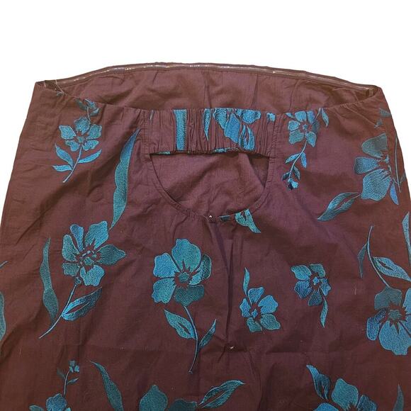 Free People Sonja Strapless Boho Mini Dress Aubergine Combo Size Medium NWT - Picture 5 of 8